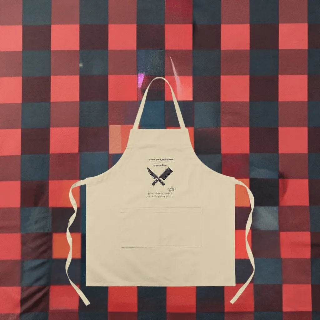 Custom Gaming Apron - Humorous Kitchen Gift for Gamers Cooking Enthusiasts - Iron Phoenix GHG
