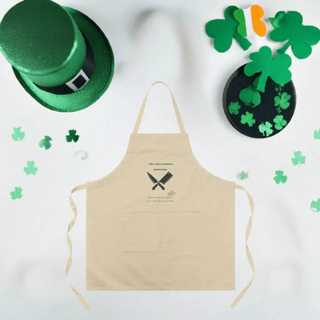 Custom Gaming Apron - Humorous Kitchen Gift for Gamers Cooking Enthusiasts - Iron Phoenix GHG