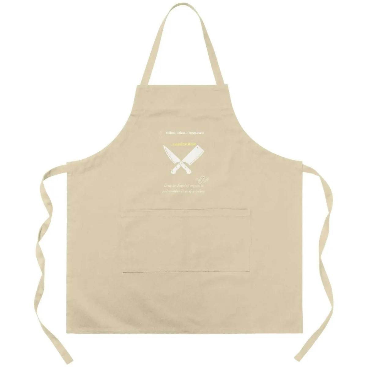 Custom Gaming Apron - Humorous Kitchen Gift for Gamers Cooking Enthusiasts - Iron Phoenix GHG