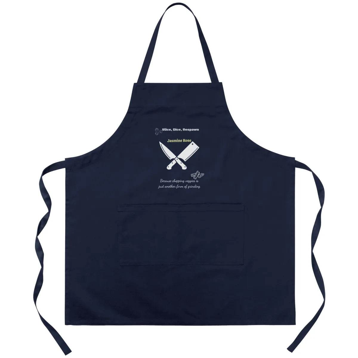 Custom Gaming Apron - Humorous Kitchen Gift for Gamers Cooking Enthusiasts - Iron Phoenix GHG
