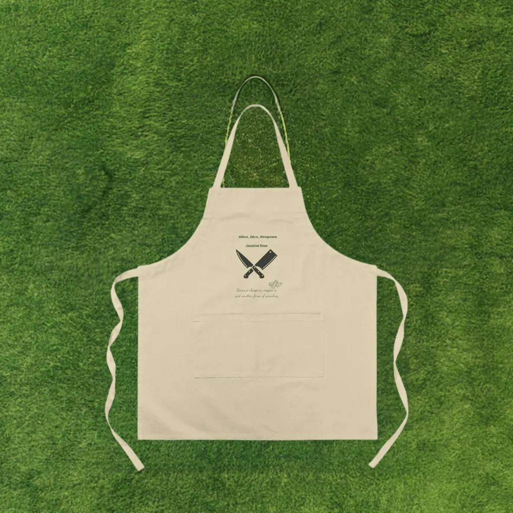 Custom Gaming Apron - Humorous Kitchen Gift for Gamers Cooking Enthusiasts - Iron Phoenix GHG