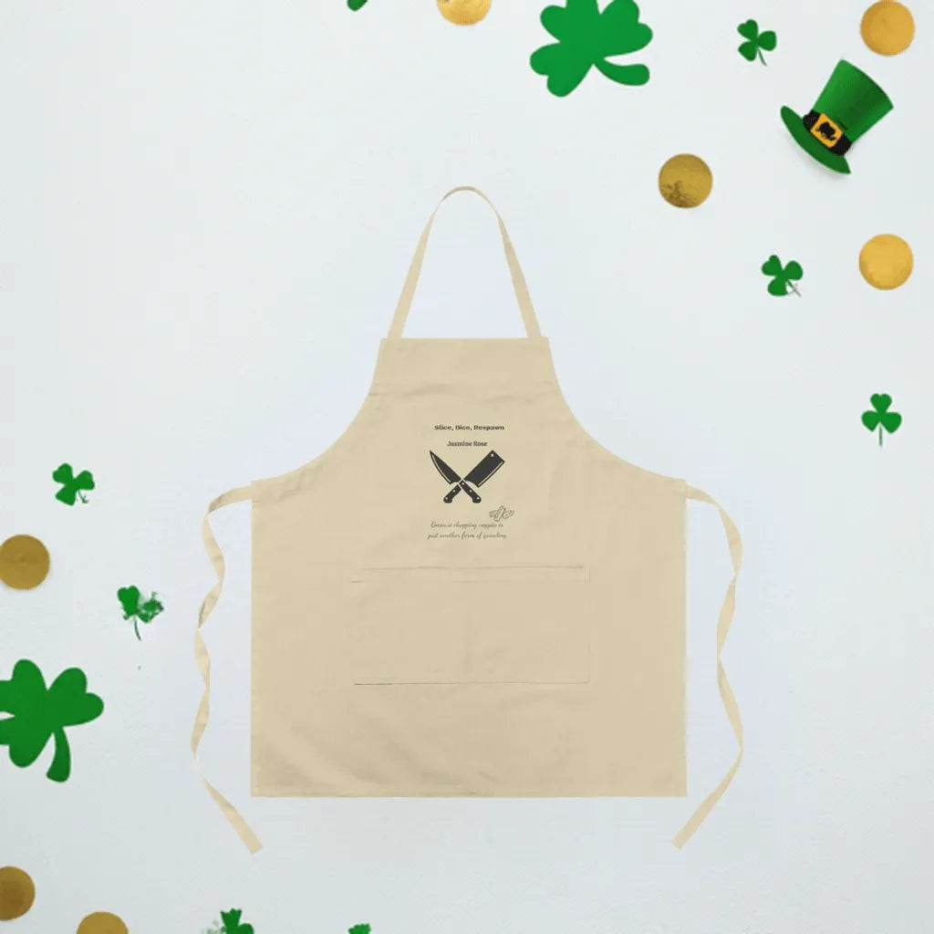Custom Gaming Apron - Humorous Kitchen Gift for Gamers Cooking Enthusiasts - Iron Phoenix GHG