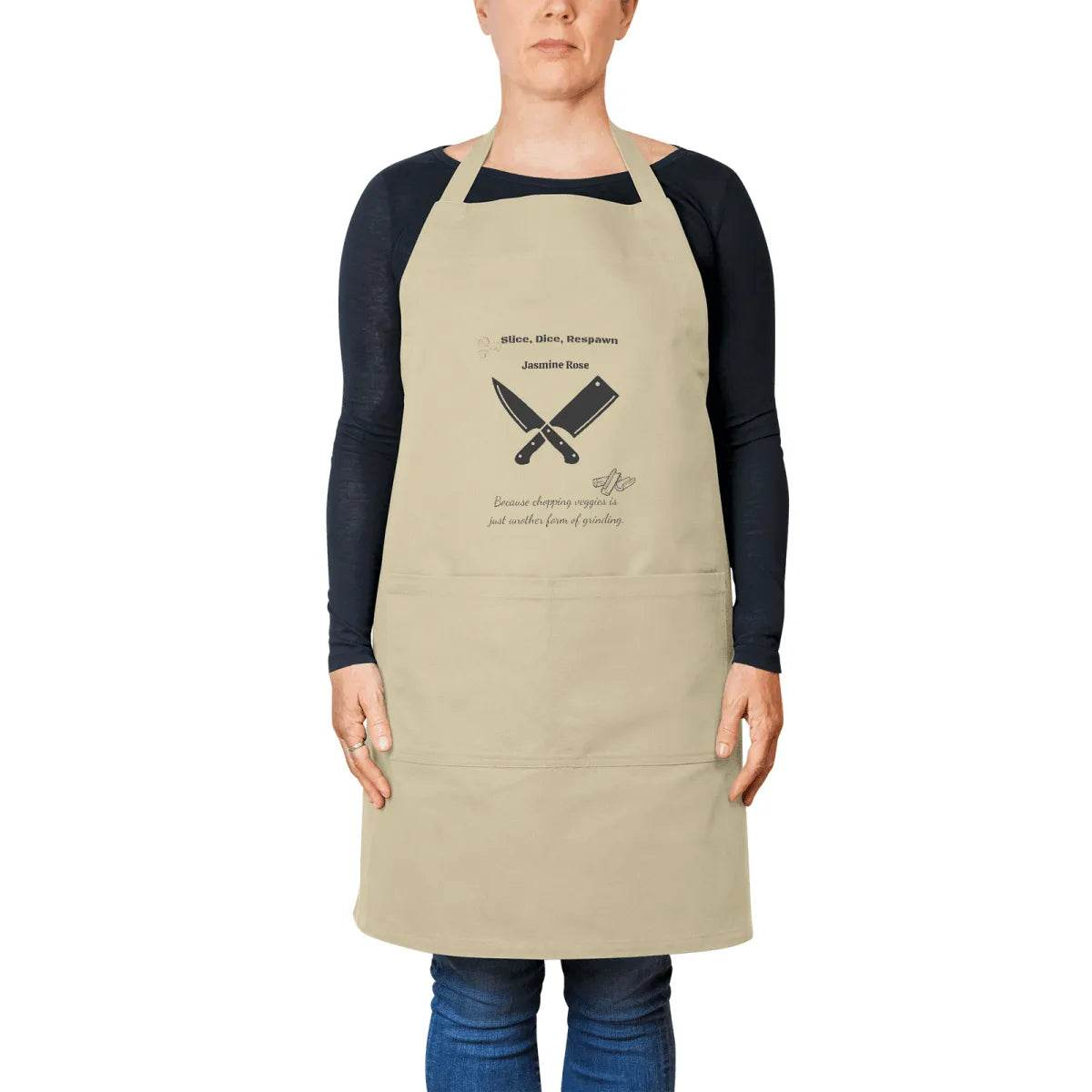 Custom Gaming Apron - Humorous Kitchen Gift for Gamers Cooking Enthusiasts - Iron Phoenix GHG