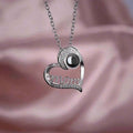 "Mom" Custom Photo Projection Necklace | Iron Phoenix GHG - Image 6
