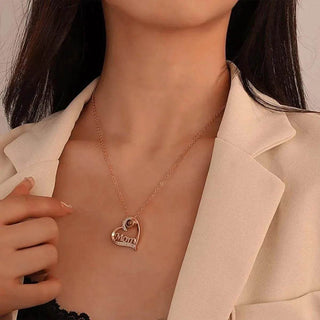 "Mom" Custom Photo Projection Necklace | Iron Phoenix GHG - Iron Phoenix GHG