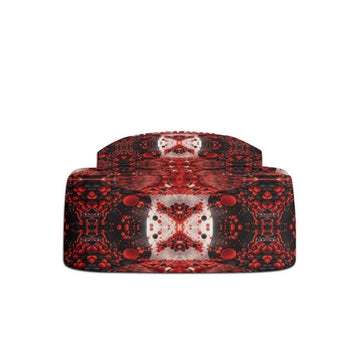 Personalized Red Backpack | Ornate Gamer School Bag