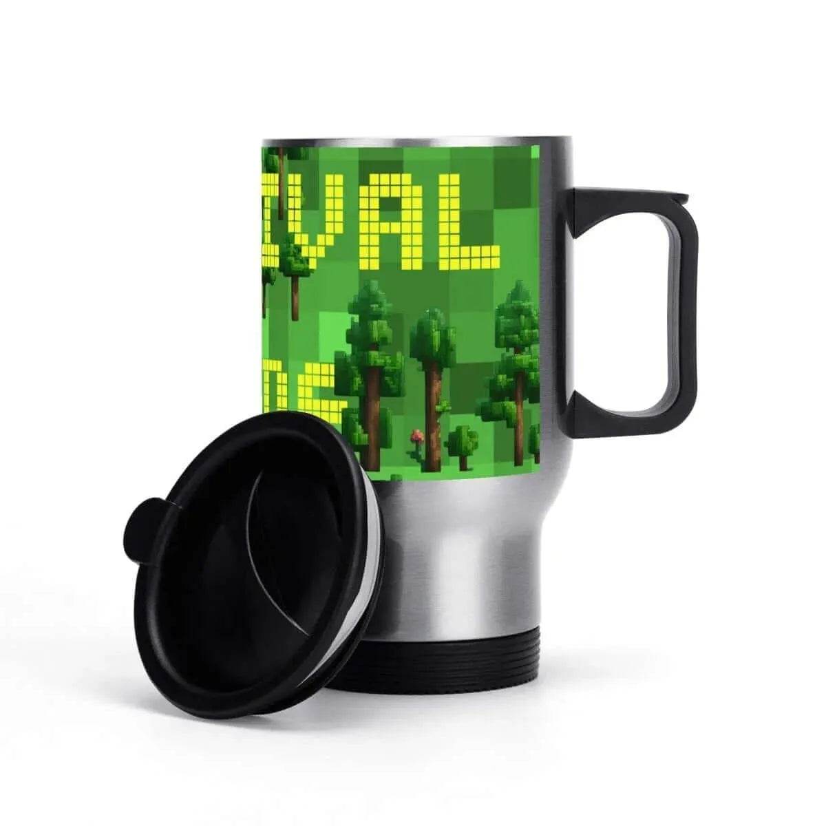 Custom Survival Game Travel Mug Enthusiasts - Durable Insulated Personalized - Iron Phoenix GHG