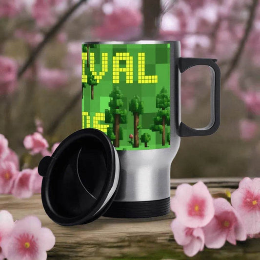 Custom Survival Game Travel Mug Enthusiasts - Durable Insulated Personalized - Iron Phoenix GHG