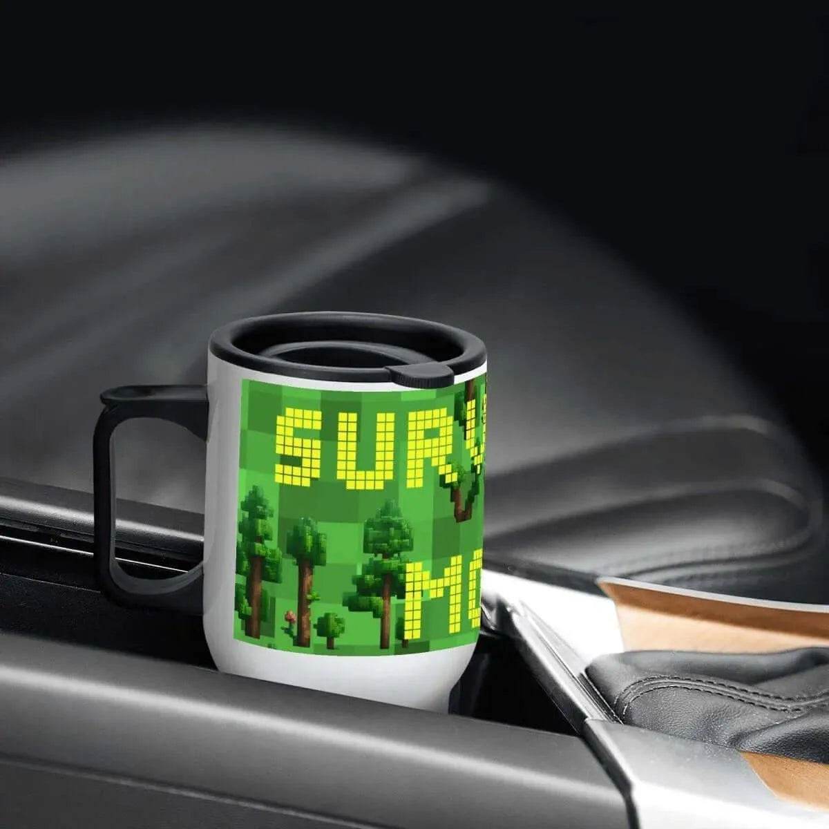 Custom Survival Game Travel Mug Enthusiasts - Durable Insulated Personalized - Iron Phoenix GHG