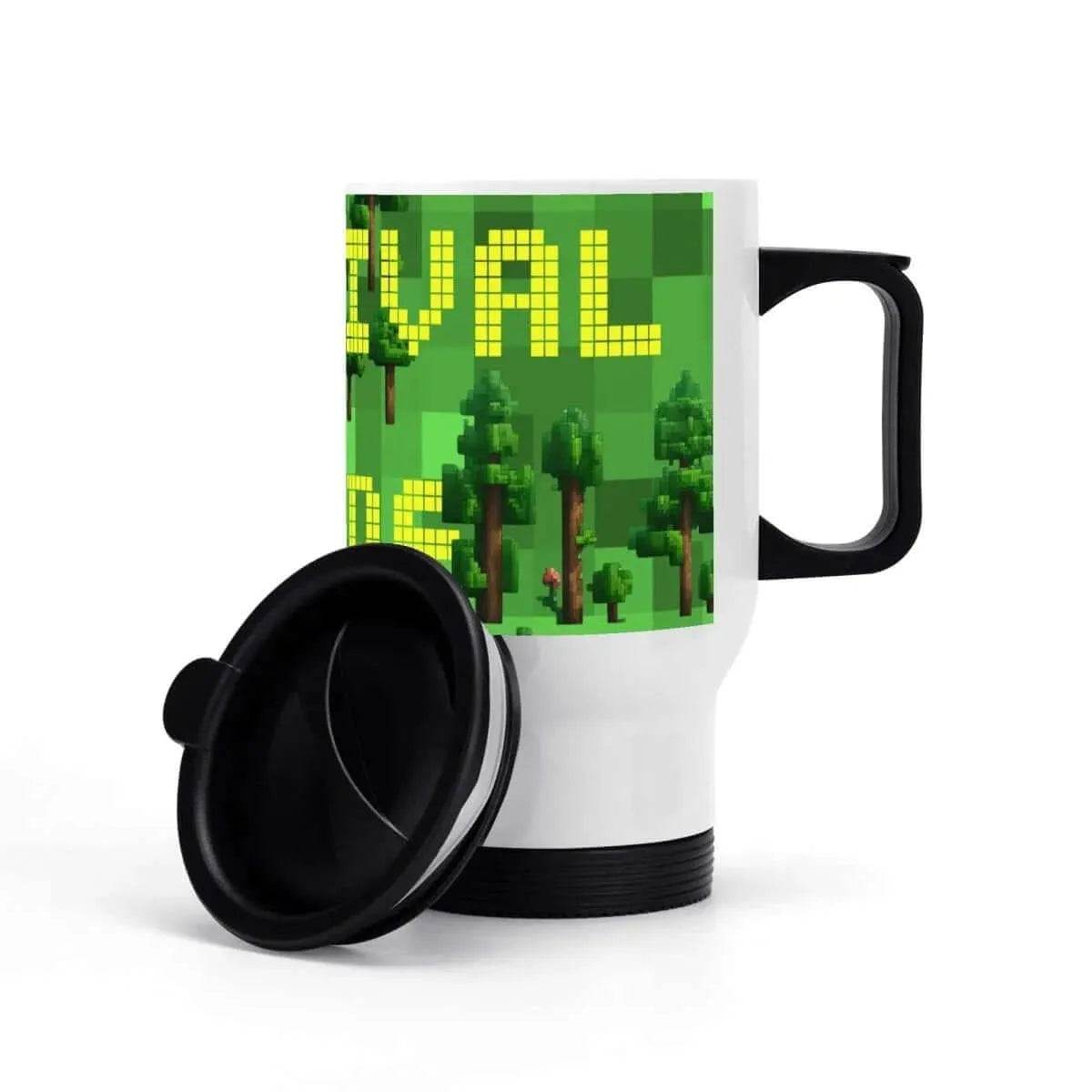 Custom Survival Game Travel Mug Enthusiasts - Durable Insulated Personalized - Iron Phoenix GHG