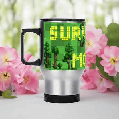 Custom Survival Game Travel Mug Enthusiasts - Durable Insulated Personalized - Iron Phoenix GHG