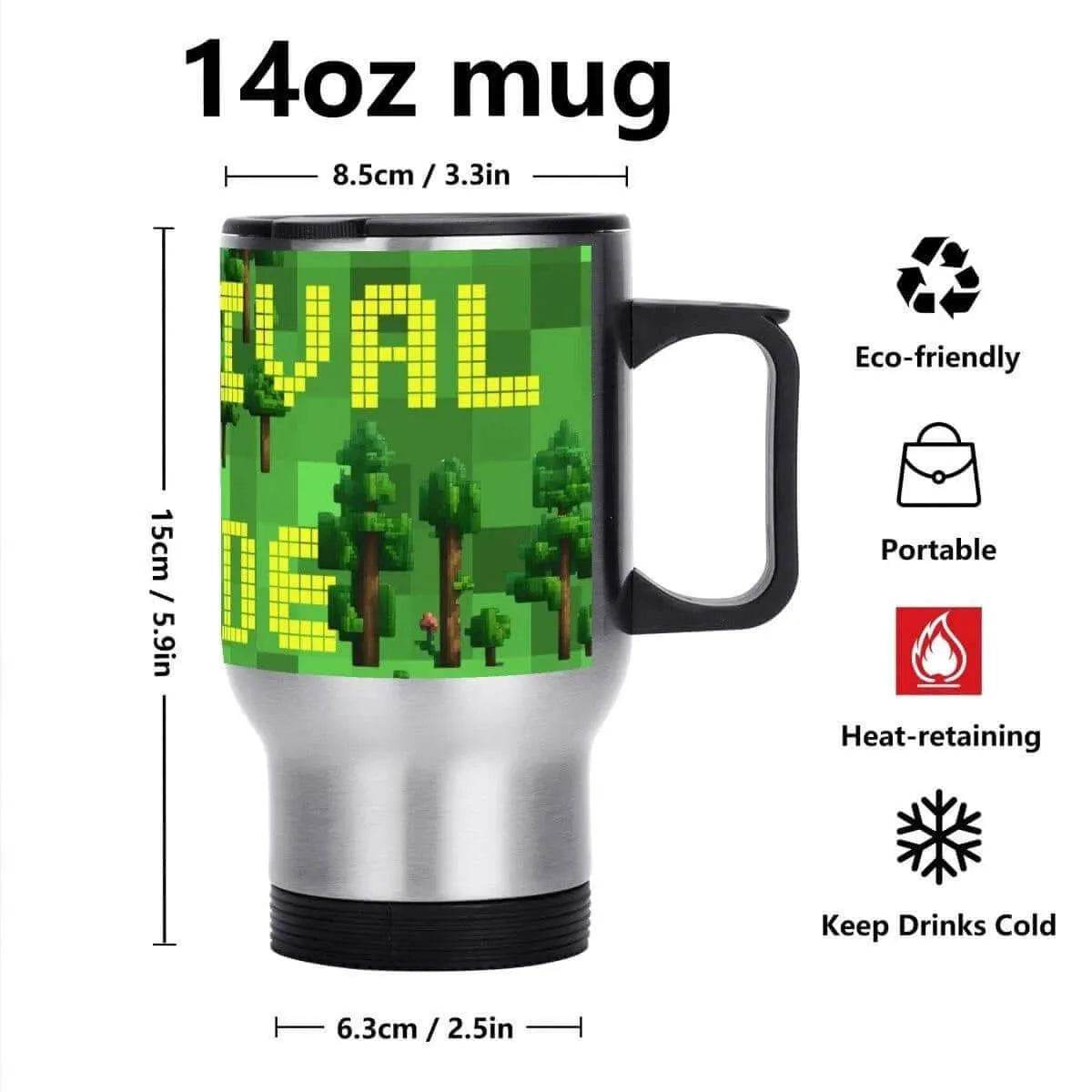 Custom Survival Game Travel Mug Enthusiasts - Durable Insulated Personalized - Iron Phoenix GHG