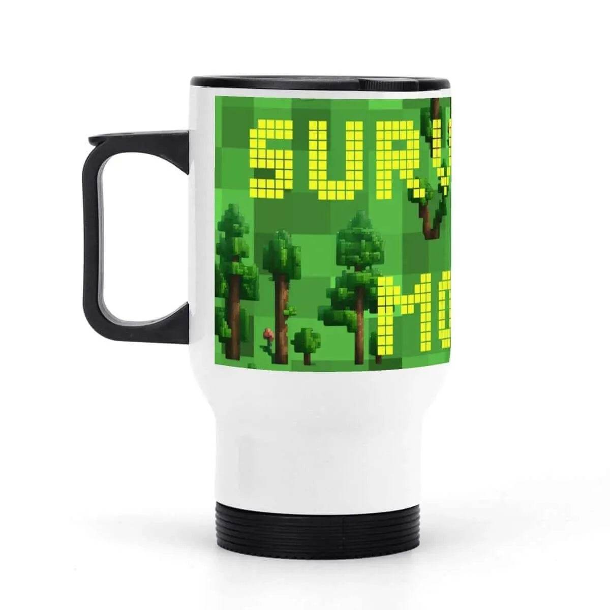 Custom Survival Game Travel Mug Enthusiasts - Durable Insulated Personalized - Iron Phoenix GHG