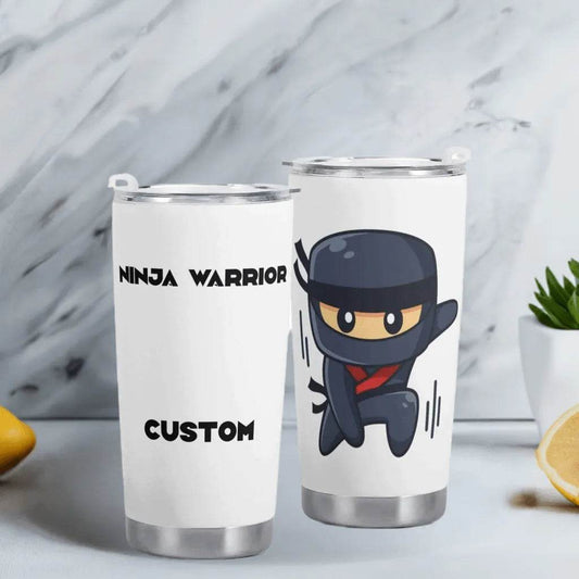 Customizable Ninja Car Cup - Stylish AOP Travel Mug for On-the-Go Refreshments - Iron Phoenix GHG