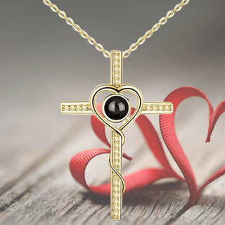 "Cross of Memories" Photo Necklace | Iron Phoenix GHG - Iron Phoenix GHG
