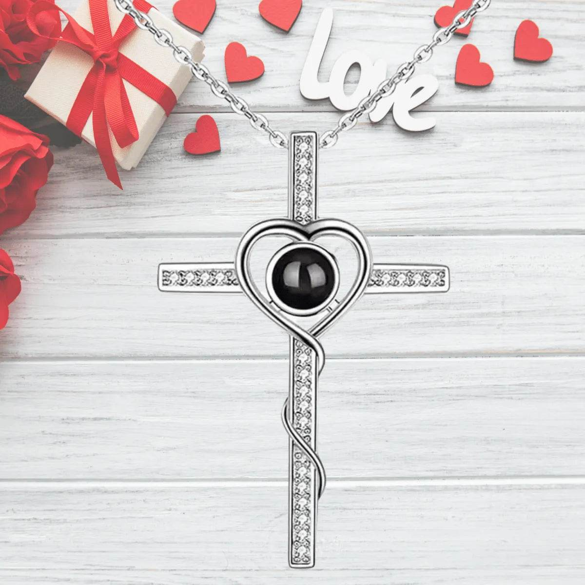 "Cross of Memories" Photo Necklace | Iron Phoenix GHG
