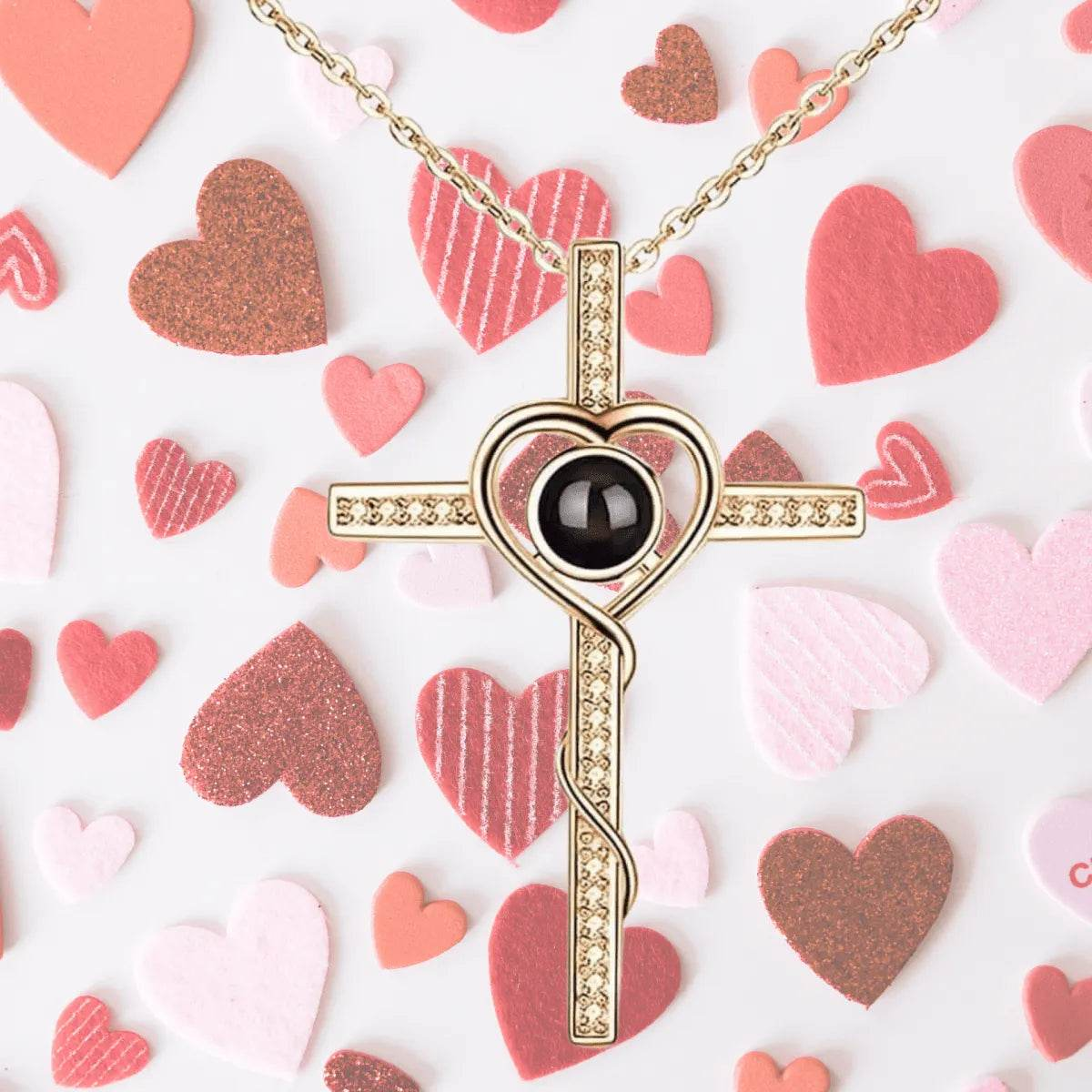 "Cross of Memories" Photo Necklace | Iron Phoenix GHG