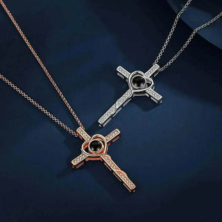 "Cross of Memories" Photo Necklace | Iron Phoenix GHG - Iron Phoenix GHG