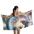 Personalized Dragon Towel | Custom Fantasy Bath Decor - Image 1