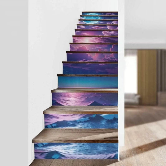 Elegant Stair Stickers - Oceanic Decor Set - Iron Phoenix GHG
