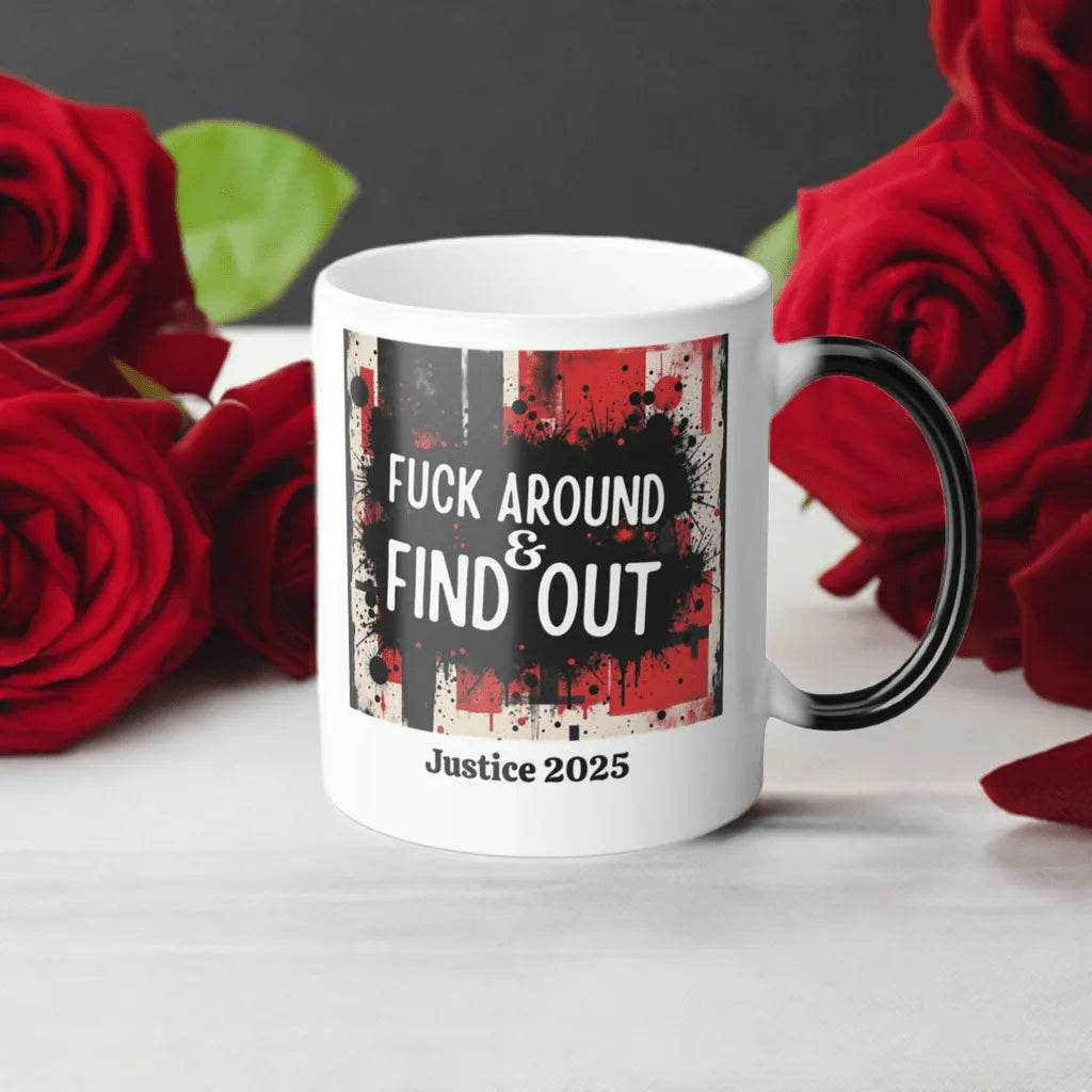 FAFO Mug - Personalize Your Justice 2025 for Gamers - Iron Phoenix GHG