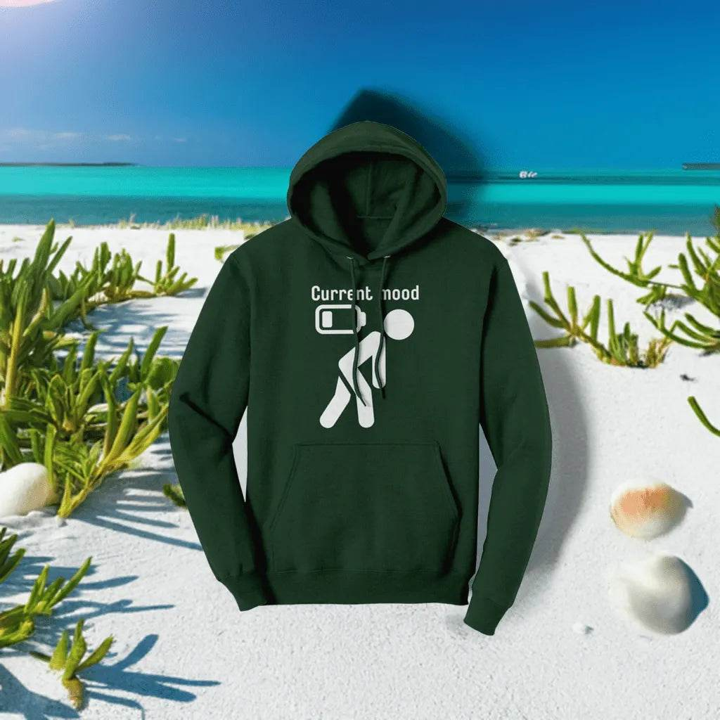 Funny "Current Mood" Gamer Dark Hoodie