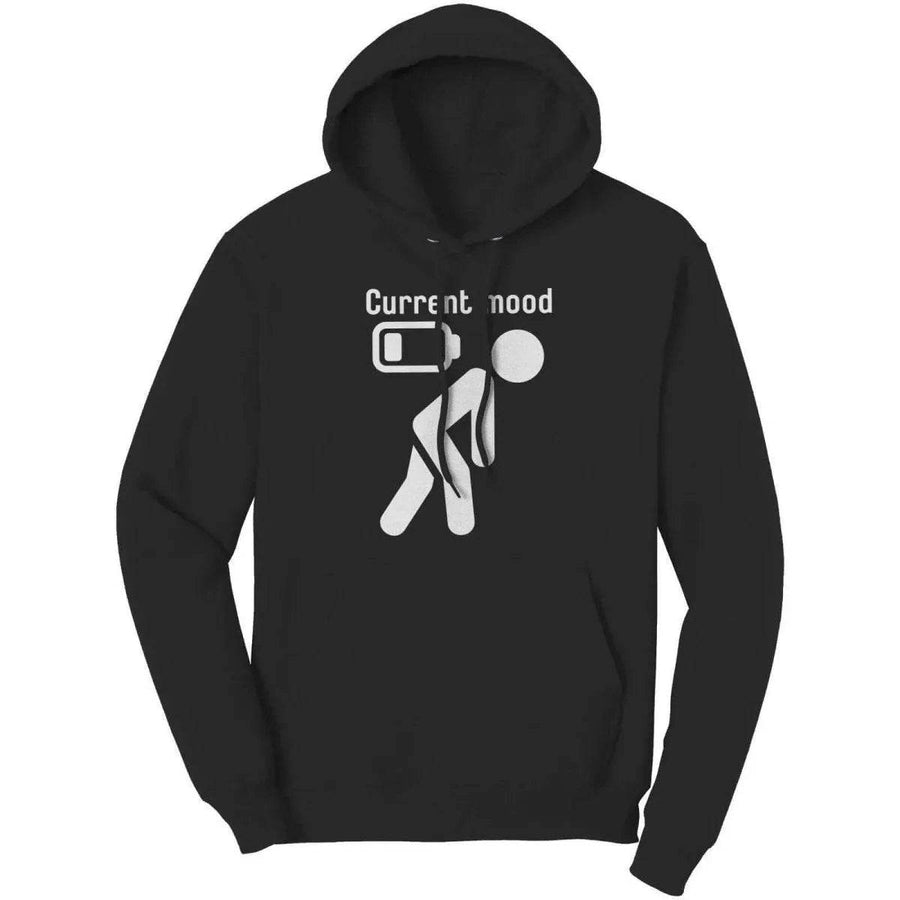 Funny "Current Mood" Gamer Dark Hoodie