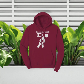 Funny "Current Mood" Gamer Dark Hoodie - Iron Phoenix GHG