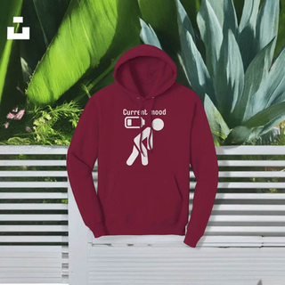 Funny "Current Mood" Gamer Dark Hoodie - Iron Phoenix GHG