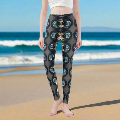 Celestial Dragon Leggings | Mythical Power Yoga Game Tights - Iron Phoenix GHG