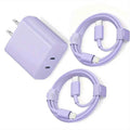 Fast Phone Charger Dual USBC with Lightning Cables - Image 3