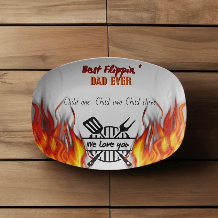 Father’s Day Grilling Platter, Best Flippin’ Dad, Eco-Friendly - Iron Phoenix GHG