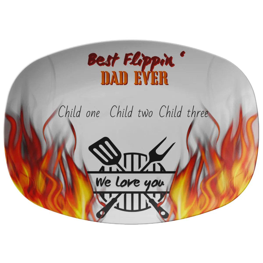 Father’s Day Grilling Platter, Best Flippin’ Dad, Eco-Friendly - Iron Phoenix GHG