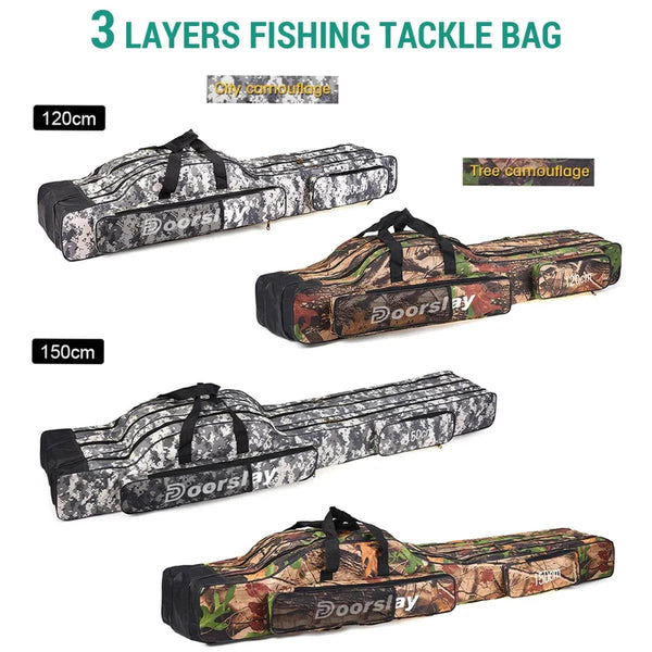 Fishing Bag - 150cm Eco Camo Storage - Iron Phoenix GHG
