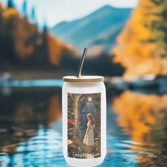Frosted Glass Garden Cups - Outdoor Elegance - Iron Phoenix GHG