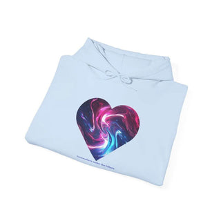 Galaxy Heart Hoodie - Cosmic Gamer Apparel - Iron Phoenix GHG