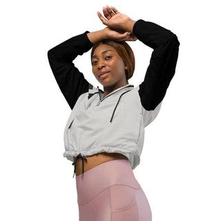 "Gamer Geo" Cropped Windbreaker | Iron Phoenix GHG - Iron Phoenix GHG