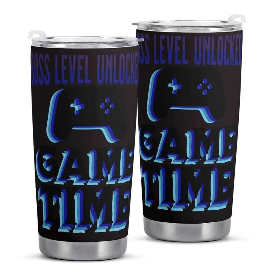 Game Time Tumbler | Boss Level Unlocked Insulated Mug - Iron Phoenix GHG
