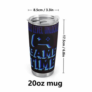 Game Time Tumbler | Boss Level Unlocked Insulated Mug - Iron Phoenix GHG