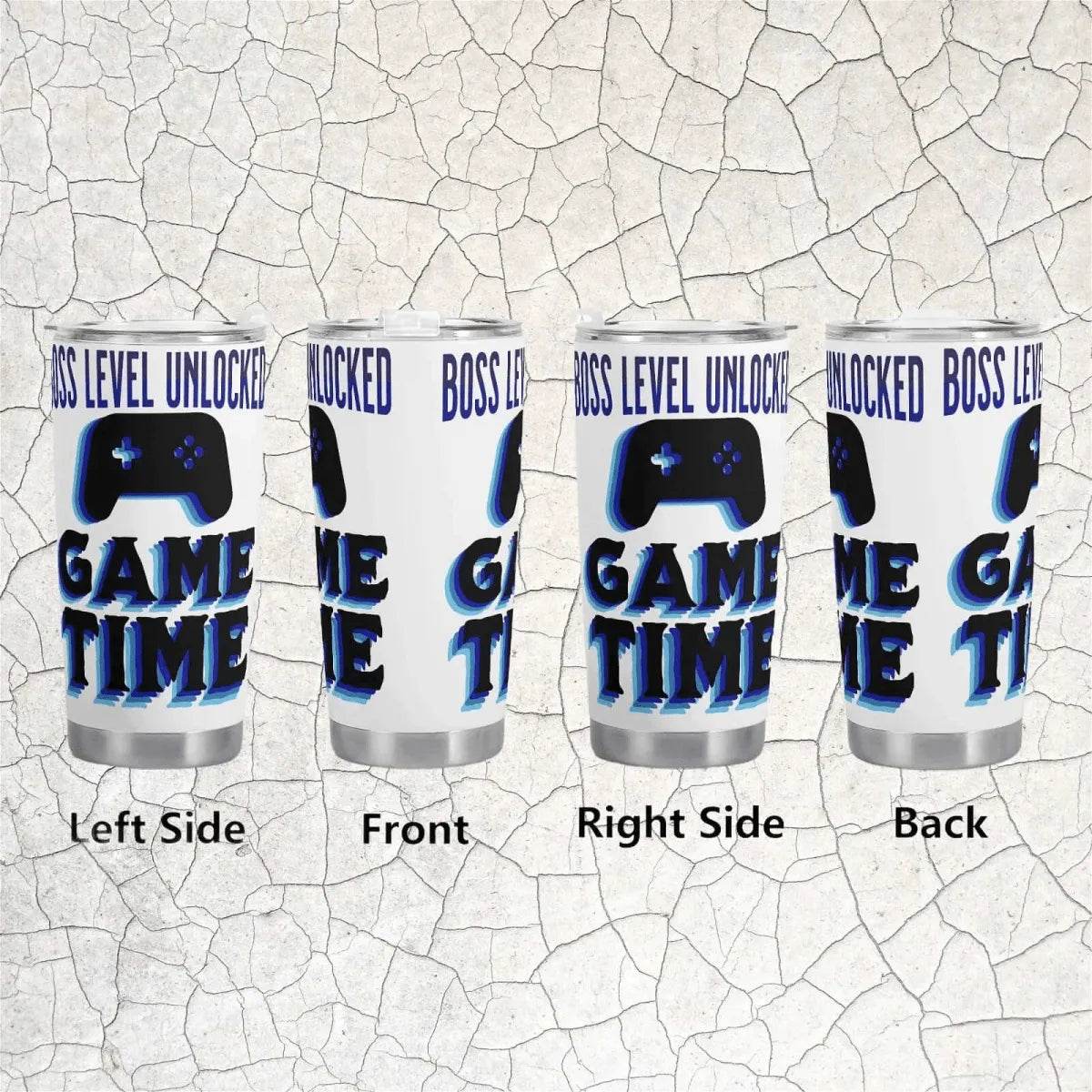 Game Time White Cup - Gaming, Sports & Calm Comfort - Iron Phoenix GHG