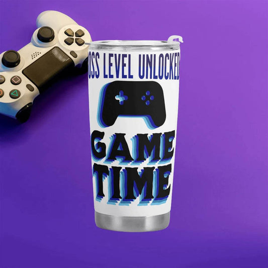 Game Time White Cup - Gaming, Sports & Calm Comfort - Iron Phoenix GHG