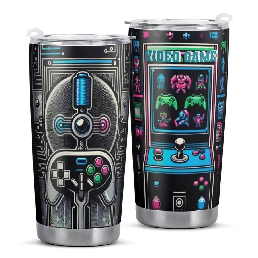 "Retro Arcade" Gamer Tumbler | Iron Phoenix GHG - Iron Phoenix GHG