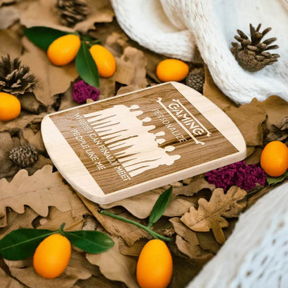 Gamer Cutting Board - Premium Hardwood Kitchen Tool for Chefs and Gaming Enthusiasts - Iron Phoenix GHG