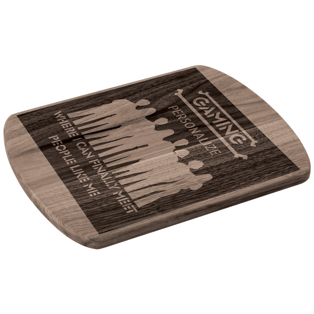 Gamer Cutting Board - Premium Hardwood Kitchen Tool for Chefs and Gaming Enthusiasts - Iron Phoenix GHG