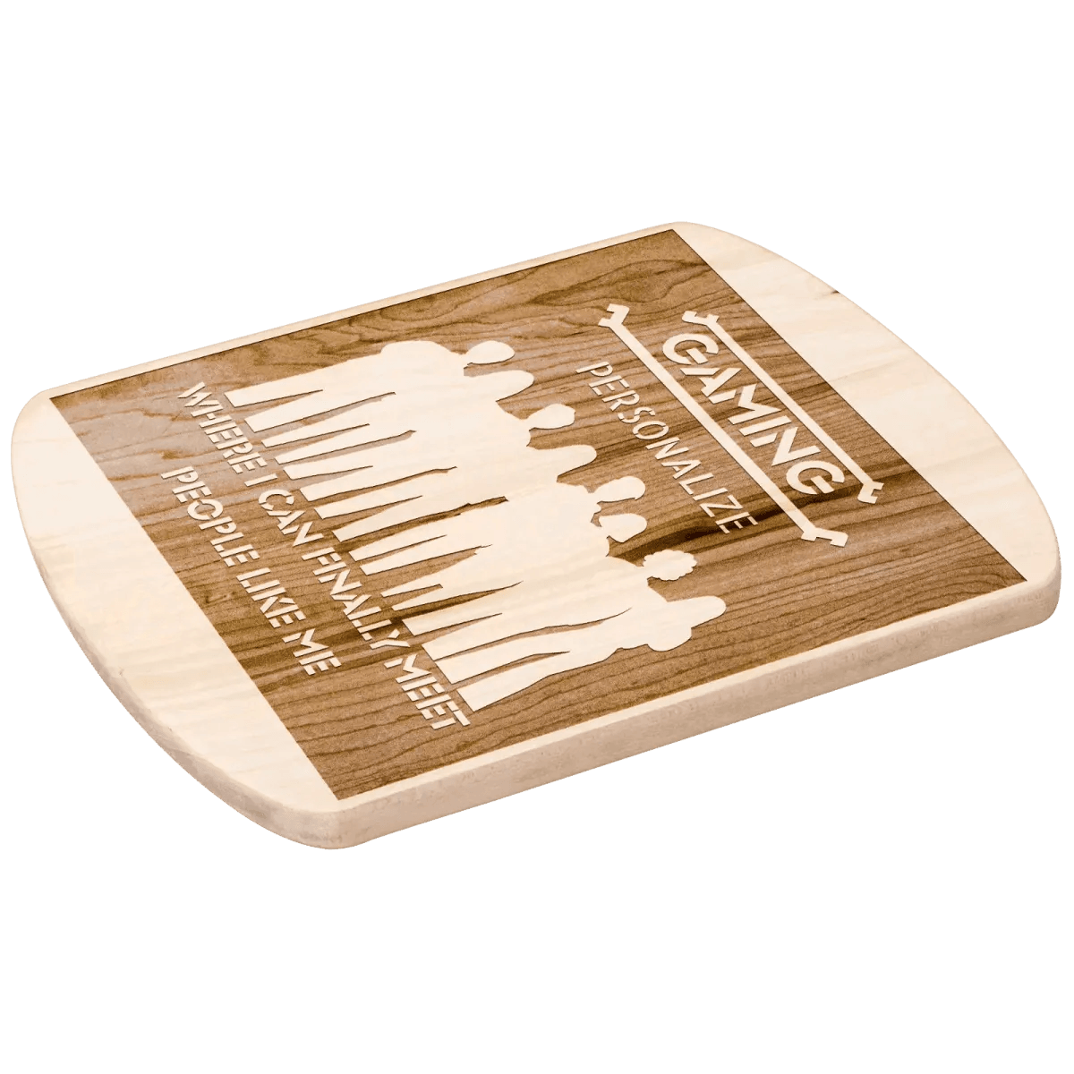 Gamer Cutting Board - Premium Hardwood Kitchen Tool for Chefs and Gaming Enthusiasts - Iron Phoenix GHG
