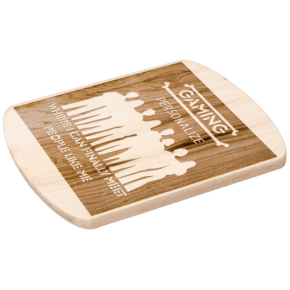 Gamer Cutting Board - Premium Hardwood Kitchen Tool for Chefs and Gaming Enthusiasts - Iron Phoenix GHG