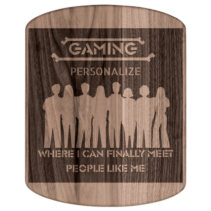 Gamer Cutting Board - Premium Hardwood Kitchen Tool for Chefs and Gaming Enthusiasts - Iron Phoenix GHG
