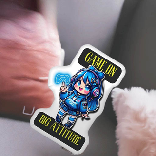 Gamer Girl Pillow - Ultimate Cozy Accessory for a Comfortable Gaming Setup - Iron Phoenix GHG