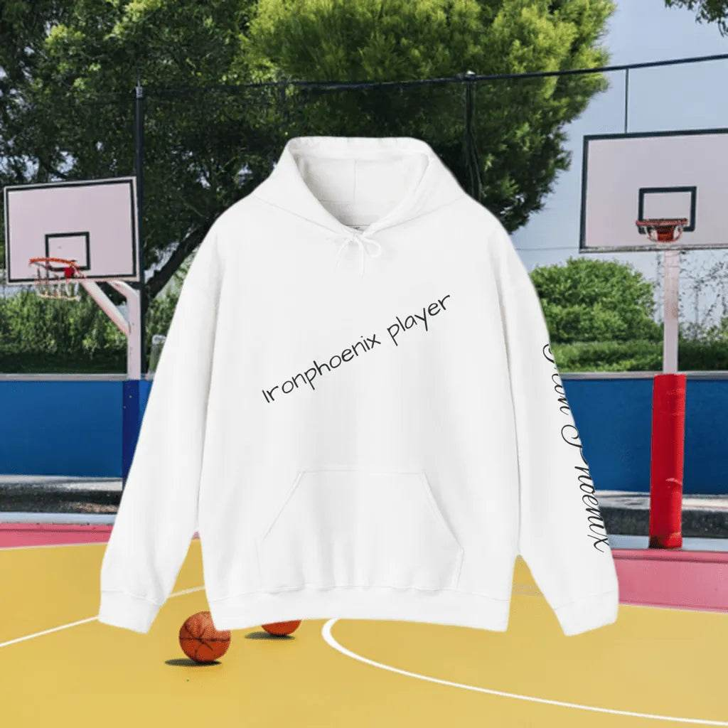 Gamer Phoenix Hoodie, Etsy QR, Cozy Gaming Wear - Iron Phoenix GHG