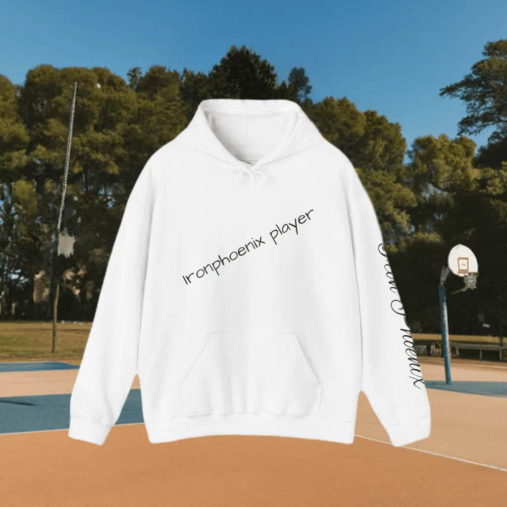 Gamer Phoenix Hoodie, Etsy QR, Cozy Gaming Wear - Iron Phoenix GHG